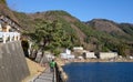 The lake in Kawaguchiko, Japan Royalty Free Stock Photo