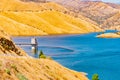 Lake Kaweah glows in the afternoon light in Central California