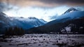 Lake Keechelus and Cascade Mountain Range