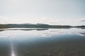 Lake Kilpisjarvi Landscape in Finland Royalty Free Stock Photo