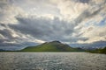Lake Kilpisjarvi and Malla fells Royalty Free Stock Photo