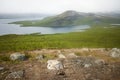 Lake Kilpisjarvi and Malla fells Royalty Free Stock Photo