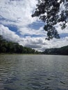 Lake Jonge which is located in Semanu Village, Gunungkidul, Yogyakarta Royalty Free Stock Photo