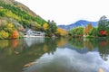 Lake Kinrinko in Yufuin, Kyushu, Japan