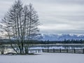 Lake Kirchsee in winter