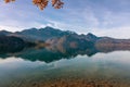 Lake Kochel in autumn, Germany.