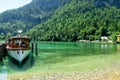 Lake Koenigsee in Bavaria Royalty Free Stock Photo