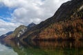 Lake Koenigsee Bavaria, Germany Royalty Free Stock Photo