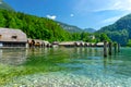 Lake Koenigsee in Germany Royalty Free Stock Photo