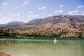 Lake Kournas, Crete, Greece Royalty Free Stock Photo