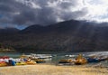 Lake Kournas, Crete, Greece.