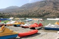 Lake Kournas. Crete, Greece. Royalty Free Stock Photo