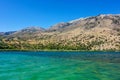 Lake Kournas Crete. Greece Royalty Free Stock Photo