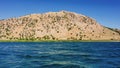 Lake Kournas Crete. Greece Royalty Free Stock Photo