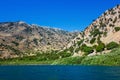 Lake Kournas Crete. Greece Royalty Free Stock Photo