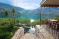 Lake Kournas in Crete island