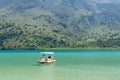 Lake Kournas at Crete island in Greece Royalty Free Stock Photo