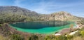 Lake Kournas on Crete island, Greece