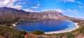 Lake Kournas panorama Royalty Free Stock Photo