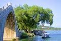 Lake Kunming in Summer Palace, Beijing Royalty Free Stock Photo