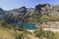 Lake Lac du Lauvitel at summer time Royalty Free Stock Photo