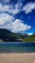 Lake Lacar landscape, san martin de los andes Royalty Free Stock Photo