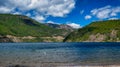 Lake Lacar landscape, san martin de los andes Royalty Free Stock Photo