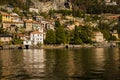 Lake - Lago di Como. Moltrasio village on the west shore of the lake.