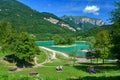 Lake Lago di Tenno - Italy Royalty Free Stock Photo