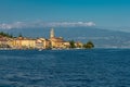 Lake - lago - Garda, Italy. Town of SalÃÂ², lakeside promenade