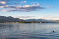 Lake lago Maggiore, Italy. Isola Madre landscape view Royalty Free Stock Photo