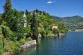 Lake (lago) Maggiore villas, Italy. Scenic landscape view Royalty Free Stock Photo