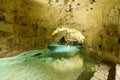 Lake in Lake cave in Tapolca. Hungary Royalty Free Stock Photo