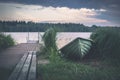 Lake landscape in Finland Royalty Free Stock Photo