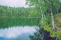 Lake at latgale, Latvia. Fresh air and clean nature. Travel photo.