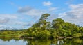 Lake Leane in a sunny morning, in Killarney National Park, County Kerry, Ireland. Royalty Free Stock Photo