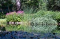 The lake at the Leckford Estate, Longstock, Hampshire UK