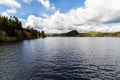 Lake Llyn Vyrnwy reservoir, Oswestry,  North Wales Royalty Free Stock Photo