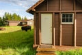 Lake Lodge Cabins Royalty Free Stock Photo