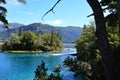 Lake at the Los Alerces National Park, Esquel, Argentina Royalty Free Stock Photo