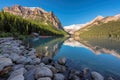 Lake Louise in Banff National Park, Alberta, Canada. Royalty Free Stock Photo