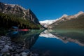 Lake Louise Boat House Royalty Free Stock Photo