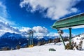 Gondola Ride to Top of Ski Hill at Lake Louise in Canadian Rockies