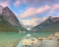 Lake Louise Early Light, Banff National Park Royalty Free Stock Photo