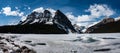 Lake Louise Panorama Royalty Free Stock Photo