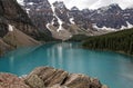 Moraine Lake Scenic View Royalty Free Stock Photo