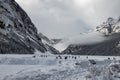 Lake Louise winter wonderland. Banff National Park, Alberta, Canada Royalty Free Stock Photo