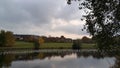 The Lake in Louvain La Neuve Royalty Free Stock Photo