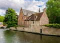 Lake of Love and Beguinage, Bruges, Belgium Royalty Free Stock Photo