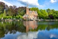 Lake of Love in summer, Bruges, Belgium Royalty Free Stock Photo